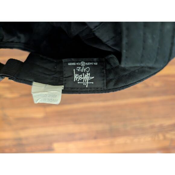 Vintage Stussy Flower Hawaii Stussy Logo Spell Out Box Logo 5 Panel Hat Cap - Picture 4 of 5